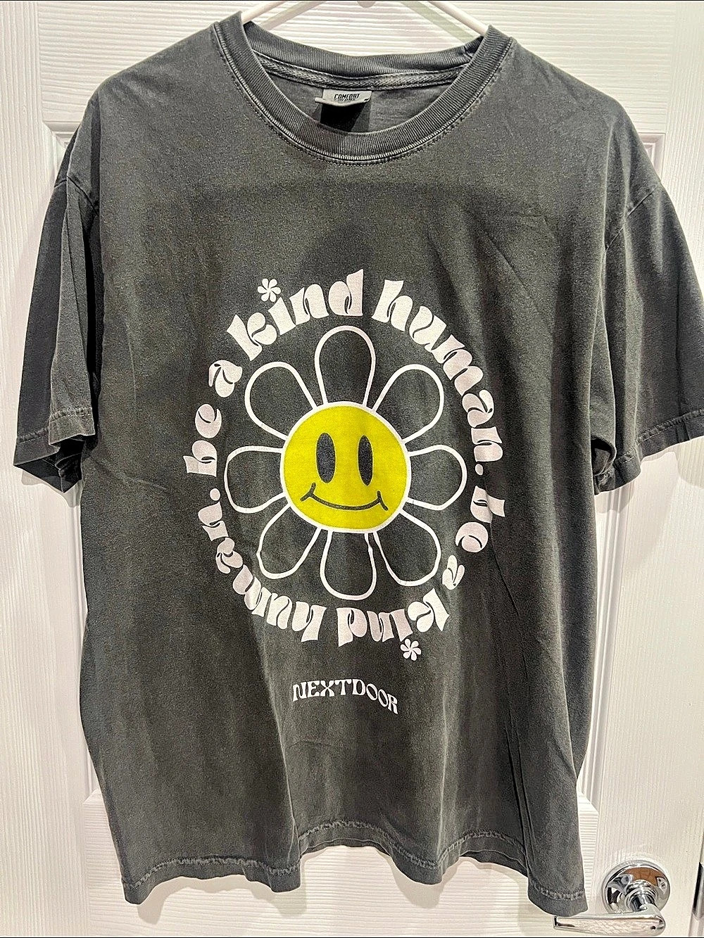 Comfort Colors Graphic Short Sleeve Tee Gray Large